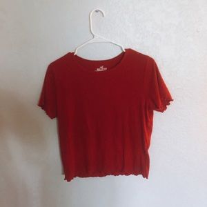 Red Hollister t-shirt